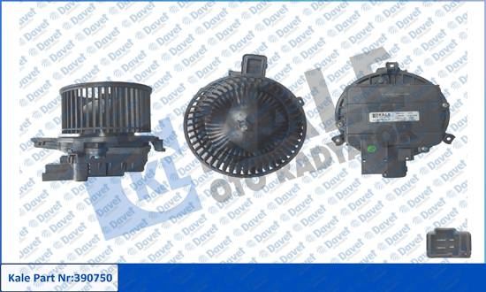 KALE 390750 Kalorifer Motoru A4 - A5 - A6 - A7 - A8 - Q5 - Q7 [21.8x22x20.5]